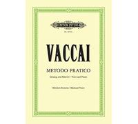 Nicola vaccai : metodo pratico - medium voice - recueil + cd