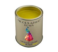 NICOLA VERNICI Peinture Vintage Chalk Shabby à base d'eau, pour l'intérieur et l'extérieur, aspect mat, fabriquée en Italie, Couleur Roma - Taille 2,5 lt