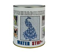 NICOLA VERNICI Water Stop Fiber, Membrane liquide élastique blanche, idéale pour l'imperméabilisation de toutes les surfaces, fabriquée en Italie, à base d'eau - Taille 2,5 lt