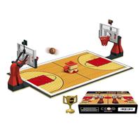 Nicolababe Blocs de construction créatifs - Plaques de base et ensembles de 2 briques de construction classiques pour jeu de basket-ball - Compatible avec les grandes marques (rouge)