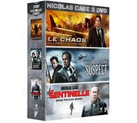 Nicolas Cage : Le Chaos + Suspect + La Sentinelle COFFRET DVD NEUF
