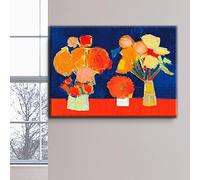 Nicolas de Stael Toile abstraite Peinture à l'huile classique Art mural Impressions Affiche Fleurs pour salon Couloir Décoration à la maison 60x80 cm Sans cadre