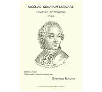 Nicolas-Germain Léonard - Essais De Littérature - 1769