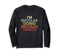 Nicolas Name Nicolas Personalized Name First Given Manche Longue
