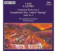 Nicolas Pasquet – Lajtha : Symphonies n° 3 et 4 / Suite n° 2