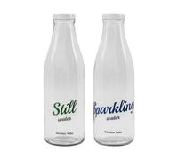 Nicolas Vahé Bouteille avec bouchon 1 L. 2 pièces Plate eau tranquille-gazeuse