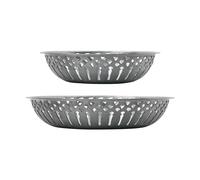 Nicolas Vahé Corbeille à pain Nicolas Vahé. 2 pièces Finition argent antique