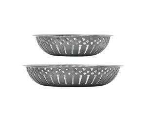 Nicolas Vahé Corbeille à pain Nicolas Vahé. 2 pièces Finition argent antique