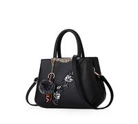 NICOLE & DORIS 2025 Nouveau Sac à Main Femme Sac Cabas de Mode Sac D'épaule Sac Fourre-Tout Sac à bandoulière Sac Travail Noir 2