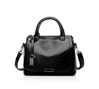 NICOLE & DORIS 2025 Nouvelle Mode Femmes Sacs à Main Poignée Supérieure Sac à Main Sac à Bandoulière Sac de Messager pour Dames Sacs Fourre-Tout en Cuir PU (Noir)