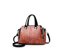 NICOLE&DORIS Dames Mode Sacs à poignée supérieure Rétro Sacs à main Sac à bandoulière Sac à bandoulière Sac fourre-tout pour femme Rose