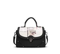 NICOLE&DORIS élégant Femme Sacs à main Bandoulière Sacs portés main Tote Sacs portés épaule Messenger Bag Crossbody Bag Multifonction Durable PU Noir