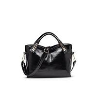 NICOLE&DORIS élégant Femme Sacs à Main Bandoulière Tote Sacs portés Main Crossbody Bag Sacs portés épaule Messenger Grand Bag PU Noir