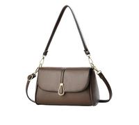 NICOLE & DORIS Elegant Sac Bandoulière Femme Petit Sac à Main Multifonction Sac Epaule avec Rabat Sac Besace en Cuir PU Sac D'épaule pour Shopping, Travail Voyage Marron