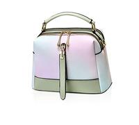 NICOLE & DORIS Femme Sac à Main Petit Sac Bandouliere PU Cuir Sac Epaule Multicolore Sac D'épaule Crossbody Fille Messager Bag Sac Besace Sac Telephone Portable Multipoches Vert