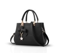 Nicole&Doris Femme Sac à Main Sac à bandoulière Bowknot Sacs fourre-Tout Imperméable Sac en Cuir PU Sac Messager Sacs portés épaule