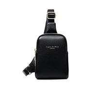 NICOLE & DORIS Femmes Sac À Bandoulière Poitrine Petit Sac De Messager Sac De Rouge À Lèvres Pour Filles Mini Sac À Main Léger Avec Fentes Pour Cartes Noir