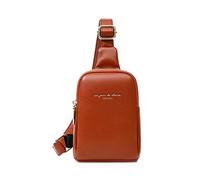 NICOLE & DORIS Femmes Sac À Bandoulière Poitrine Petit Sac De Messager Sac De Rouge À Lèvres Pour Filles Mini Sac À Main Léger Avec Fentes Pour Cartes rouge