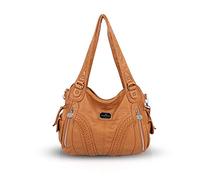 NICOLE & DORIS Grand Sac a Main Epaule Sac Femme Sac Cabas Cuir Souple Sac Bandouillere Femme Vintage