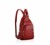 NICOLE & DORIS Marque de Mode Filles Sac à Dos Nouveau Mini Sac à Dos Petit Style Frais, Pratique et Pratique Red Wine