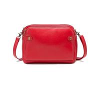 NICOLE & DORIS Moyen Sac Bandoulière Femme,Sac porté épaule Vintage Classique Sac Messenger Pratique Imperméable Sac à Main Femme Cuir PU Bordeaux