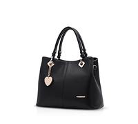 NICOLE&DORIS Nouveau Mode Femme Sacs à Main Bandoulière Sacs Main Sacs épaule PU Noir