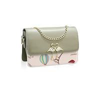 NICOLE & DORIS Petit Sac à Bandoulière Femme,Nouveau modèle Mignon Sac à Croisée en Cuir PU,Tendance Pochette de Soiree avec Réglables Bandoulière Vert