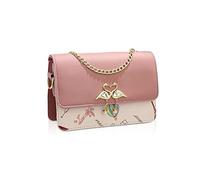 NICOLE & DORIS Petit Sac à Bandoulière Femme,Nouveau modèle Mignon Sac à Croisée en Cuir PU,Tendance Pochette de Soiree avec Réglables Bandoulière Rose
