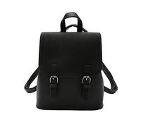 NICOLE & DORIS Petit Sac à Dos pour Femme Sacs à Main Portés Dos PU Cuir Mini Sac a Dos Fille Scolaire Sac à Dos Chic Loisir Daypacks pour la Ville Noir