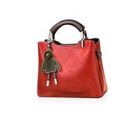 NICOLE & DORIS Petit Sac à Main Femmes Porté Bandoulière PU Cuir Élégant Besace Messenger Fille Mini Épaule Multipoches Bourgogne