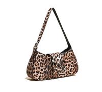 NICOLE & DORIS Sac à Bandoulière Femme Retro Sac a Main Pochette PU Cuir Sac Epaule Impermeable Sacs Besace Soirée Léopard