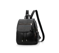 NICOLE&DORIS Mode Femme Sac à Dos Mini Sac à Dos en Faux Cuir Sac à Dos pour Femme Sac d'épaule Sacs à Dos Filles Noir