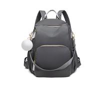 NICOLE & DORIS Sac à Dos Femme,Sac D'école Décontracté Voyage Antivol et Chic,Sacs de Ville Elegant Leger et Imperméable Gris foncé