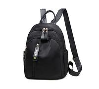 NICOLE & DORIS Sac a Dos Université Femme Sacs Femme Scolaire Multipoches,Loisir Léger Sac D'école Décontracté Imperméable Noir
