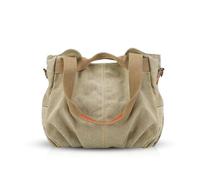 NICOLE & DORIS Sac à Main en Toile pour Femme Sac à bandoulière Sac à l'épaule pour Femme Sac Hobo pour Femme Kaki