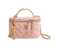 NICOLE & DORIS Sac à Main Femme Petit Sacs Bandoulière Chaine Sac Seau Mode Sac Epaule PU Cuir Sac Besace Sacs Portés Main Chic Sac Pochette Soiree Rosé