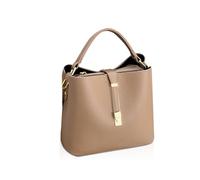 NICOLE & DORIS Sac a Main Femme Sac Bandouliere Porté Epaule Cuir PU Femme Cuir Sacs Grand Capacité Sac Cabas Fourre Sac Seau Kaki