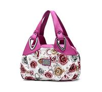 NICOLE & DORIS Sac a Main Femmes Sacs Portés Main Mode Sac Epaule Sac en PU Cuir Shopping Bag Grand Sac Bandoulière Femme Fourre-Tout Sacs avec Motif