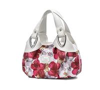 NICOLE & DORIS Sac a Main Femmes Sacs Portés Main Mode Sac Epaule Sac en PU Cuir Shopping Bag Grand Sac Bandoulière Femme Fourre-Tout Sacs avec Motif
