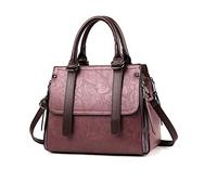 NICOLE & DORIS Sac à Main Vintage Sac Porté épaule Femme Sac à Bandoulière Léger Sac Fourre Tout Médium Sac Messenger Violet