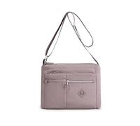 NICOLE & DORIS Sac Bandoulière en Nylon Léger Sac de Messager Mode Impermeable Sacs Fourre-tout Décontracté pour Achats Voyage Usage Quotidien Violet