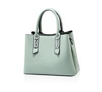NICOLE & DORIS Sac Bandoulière Femme Sac a Mains Pochette en PU Cuir Sac Élégant Sac Fourre Tout Moyen Modèle Sac avec Trois Compartiments Sac Carré Sacoche Femme Menthe Verte