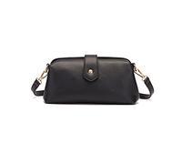 NICOLE & DORIS Sac Bandoulière Femme Sac Téléphone Portable Joli Petit Sac à Main Sacoche Femme Bandoulière en Cuir PU Sac Messenger Noir