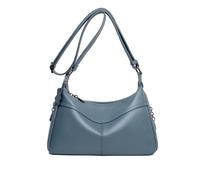 NICOLE & DORIS Sac d'épaule Femme Petit Sacs à Bandoulière Vintage Sac à Main Femme Cuir PU Mode Ville Classique Pratique Elégant Bleu