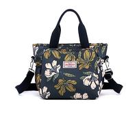 NICOLE & DORIS Sac Fourre Tout Femme Sac a Main Grande Sacs à Bandoulière Multi Poches Sac Cabas Sac de Cours Sac Imprimé Coloré Sac Epaule pour Shopping Voyage Fleurs d'automne