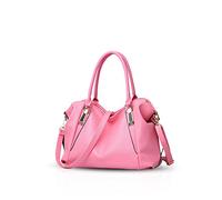 Nicole&Doris Sac Souple Nouveau Sac Dames Classique de la Mode Casual Sac bandoulière Portable Femmes Messenger Sacs Femme Sac à Main(Pink)