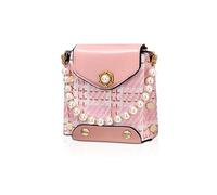 NICOLE & DORIS Sac Téléphone Portable Femme Bandoulière Mignon Mini Epaule en PU Cuir Pochette Main Petite Fille Crossbody Rose