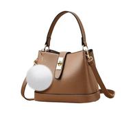 NICOLE & DORIS Sacs à Bandoulière Léger Sac Epaule Tendance Pochette Bandoulière Femme Léger Sac Seau Mode Ville Classique Pratique Elégant Kaki