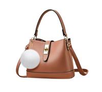 NICOLE & DORIS Sacs à Bandoulière Léger Sac Epaule Tendance Pochette Bandoulière Femme Léger Sac Seau Mode Ville Classique Pratique Elégant Rose