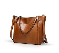 NICOLE&DORIS Sacs à Main Femme Principaux Sacs fourre-Tout Sacs à bandoulière Grande capacité Marron